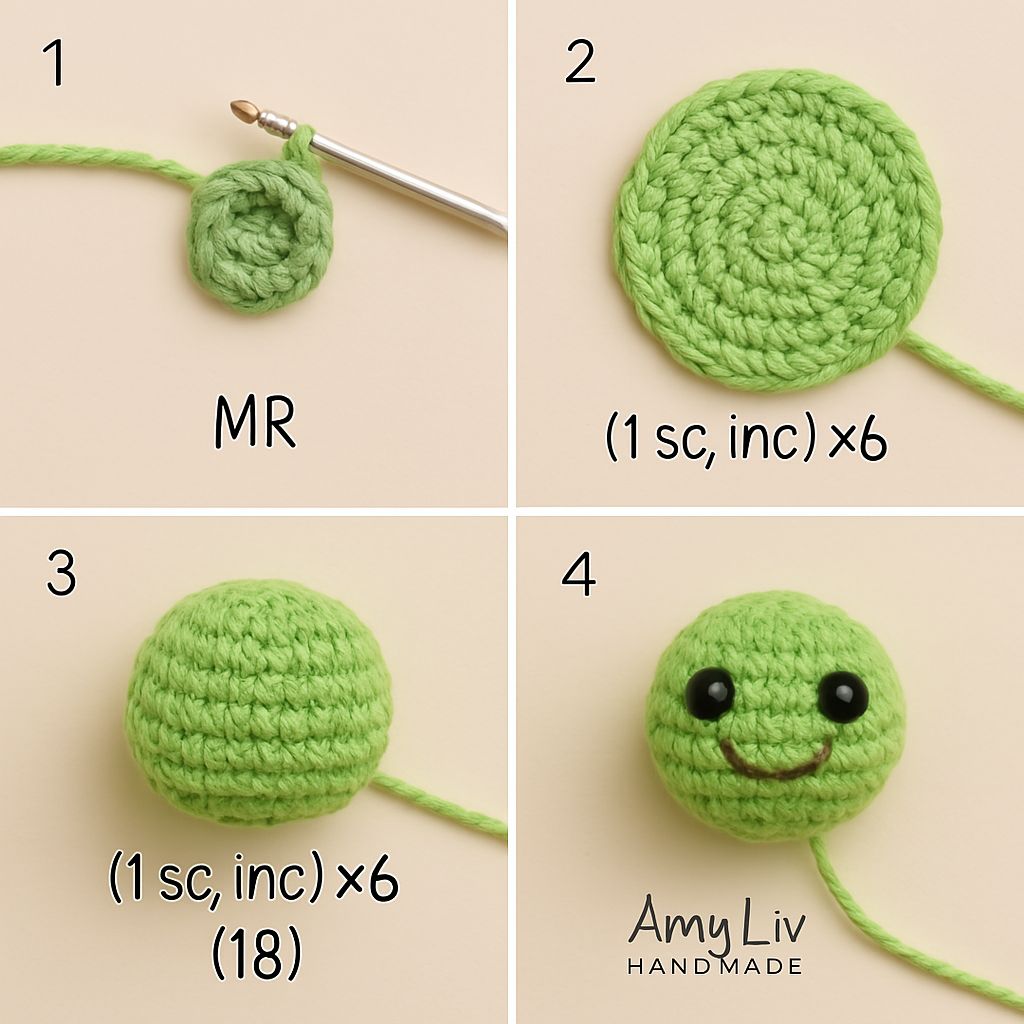 *Charming Peas and Love Bug Amigurumi – Free Crochet Pattern*  
Add a touch of cuteness to your crochet collection with this *Peas and Love Bug Amigurumi* pattern! Featuring adorable green peas with expressive faces and a love bug with vibrant red wings, this project is perfect for handmade gifts or playful home decor.  
Get the *free pattern* at *[amyliva.com](https://amyliva.com)* and explore more creative crochet ideas on *@amylivahandmade*!  
Crochet pattern, amigurumi tutorial, free crochet pattern, love bug crochet, peas in a pod amigurumi, beginner crochet project, handmade plush toys, step-by-step crochet guide.