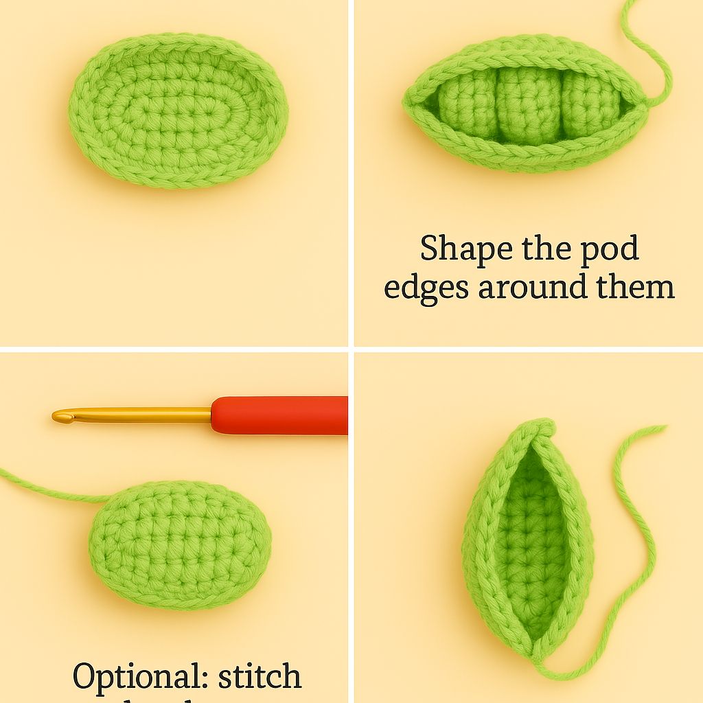 *Peas and Love Bug Amigurumi – Fun & Free Crochet Pattern*  
Create a heartwarming *Peas and Love Bug Amigurumi* with this delightful crochet pattern! Featuring adorable peas nestled in their cozy pod and a love bug with signature red wings, this handmade creation is ideal for gifts or charming decor.  
Find the *free pattern* at *[amyliva.com](https://amyliva.com)* and explore more crochet inspiration on *@amylivahandmade*!  
Amigurumi crochet pattern, free crochet tutorial, love bug plush, peas in a pod amigurumi, handmade crochet toys, DIY crafting projects, crochet step-by-step guide.