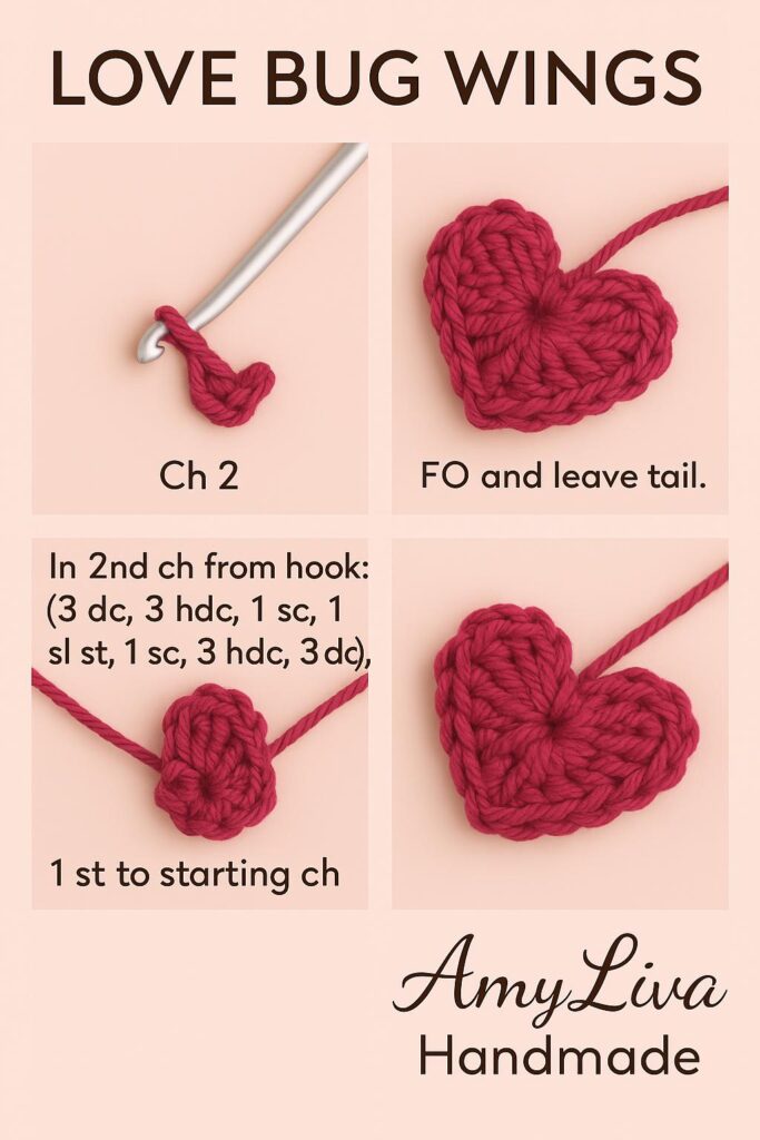 "A step-by-step crochet tutorial illustrating the construction of a rounded crochet piece. The image includes detailed instructions for each round, showing stitch counts and key steps to shape the design. Ideal for amigurumi enthusiasts looking to craft a soft and well-structured handmade item. Safety eye placement and stuffing details are also mentioned to ensure a polished final look."